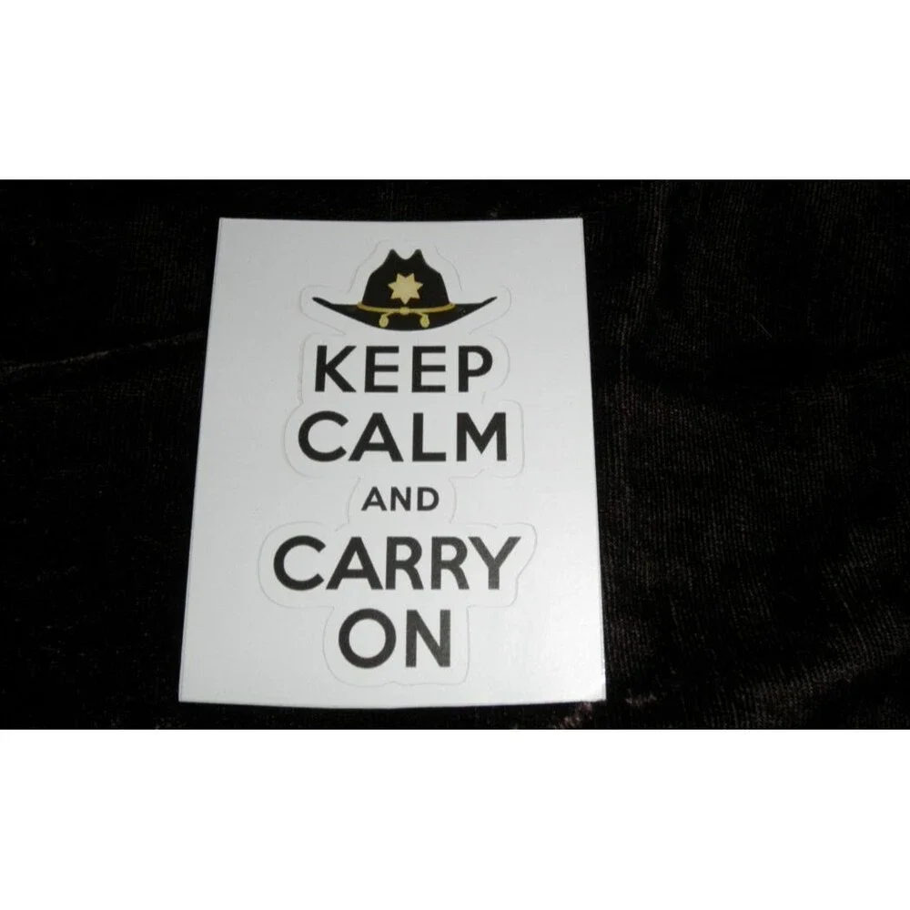 THE WALKING DEAD ZOMBIE STICKER, DECAL (3.11